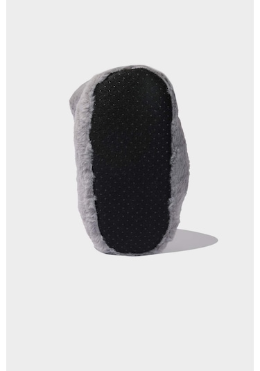 DeFacto Kız Çocuk Düz Taban Panduf B0225A824WNGR130 Gri