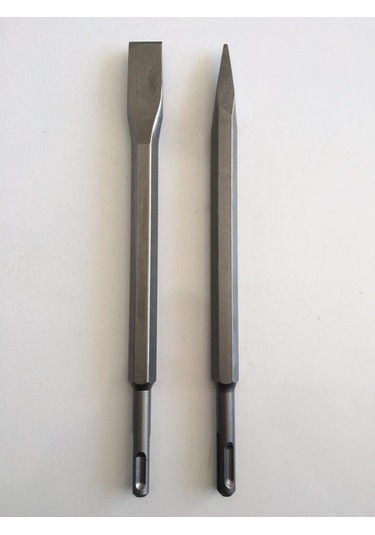 Sds Plus Keski Murç 250mm Sivri Yassı Keski Kırıcı Delici 2 Parça