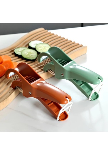 Oldfriend 1 Adet Mutfak Sebze Meyve Dilimleyici Çok Amaçlı Paslanmaz Yeşil Yeşil