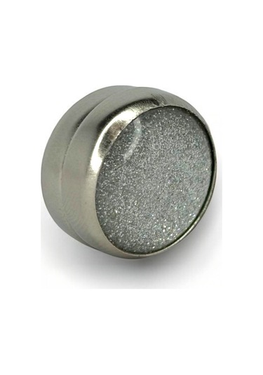 Eşarp Ve Şal Mıknatısı Simli Açık Gri - Başörtü Tutucu Kadın Tesettür Aksesuar Mıknatıs Açık Gri