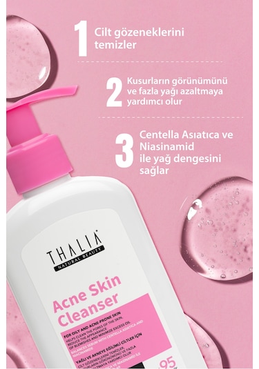 Thalia Salisilik Asit & Niacinamide İçerikli Yüz Temizleme Jeli 200 ML
