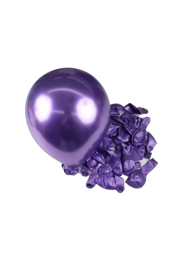 Balon Mor Balon - 10 Adet Çok Renkli