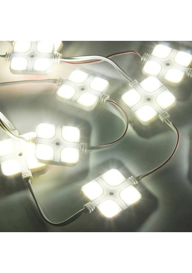 Dofolink 12v 40 Led Işık Seti - 10 Modüllü, Araç İçi/boat/caravan Aydınlatması, Kolay Kurulum, Enerji Verimli Beyaz Işık Diğer
