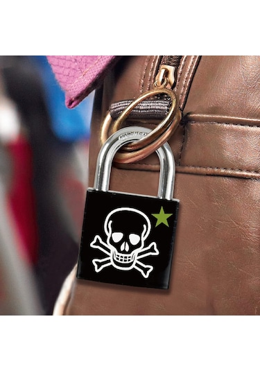 Master Lock 3430eurdskull Anahtar Asma Kilit, Kafatası Motifli, 5