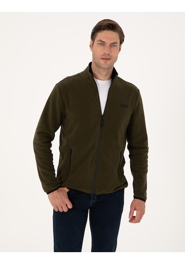 Pierre Cardin Erkek Haki Hırka Örme 50314014-vr027 Haki