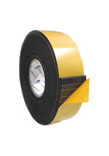 Bant Evi Eva Sünger 3MM Yapışkanlı Kauçuk İzolasyon Bandı 20 MM x 5 M
