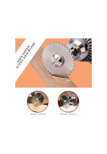 8 Parça Mini Testere Bıçak Ahşap Alüminyum Plastik Kesme