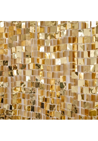 Ginger Ray - Backdrop - Sequin Wall - Gold/champagne - Arka Fon - Payetli Duvar - Altın/şampanya 0 - 99