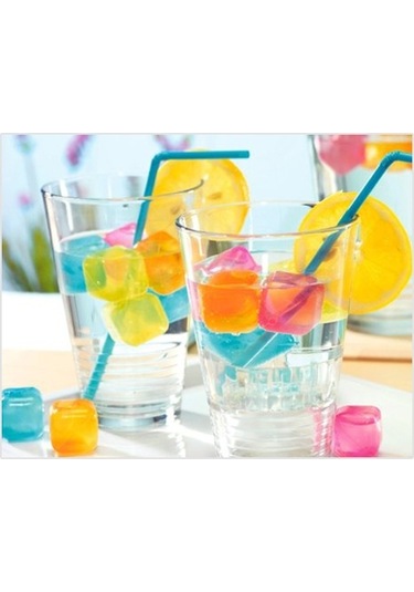 Serinletici Ve Rengarenk Buz Küpleri 10 Adet 5224 Çok Renkli