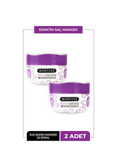 Morfose Keratin Saç Bakım Maskesi 2 x 500 ML