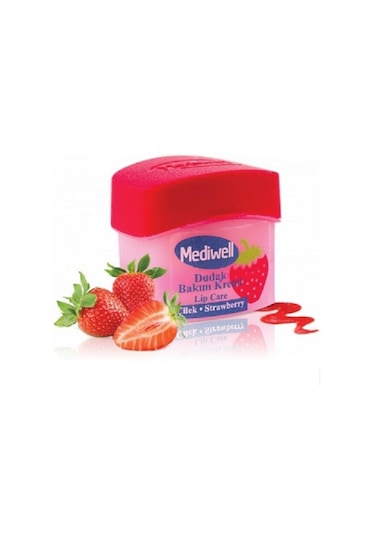 Mediwell Dudak Bakım Kremi 5 Ml - Çilekli