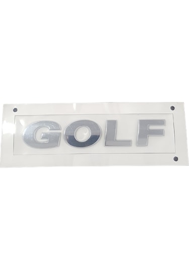 Volkswagen Golf Sticker Arka Bagaj Yazısı