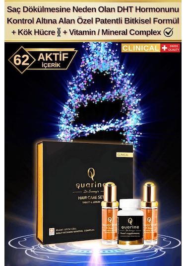Dr. Sammy's Quarine 2 Aylık Saç Bakım Seti 2 Serum+1
