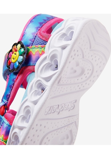 Skechers Heart Lights Sandals Küçük Kız Çocuk Çok Renkli Işıklı Sandalet 302675n Mlt Çok Renkli