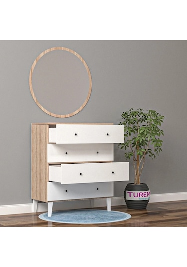 Midyum Şifonyer Mdf Sis Gri