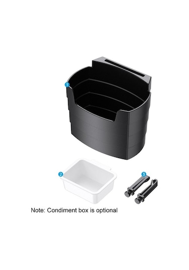 Createtech Sd-1019b Saklama Kutusu Patates Monte Fonksiyonlu Çöp Bardaklık Baharat Arabası Hq