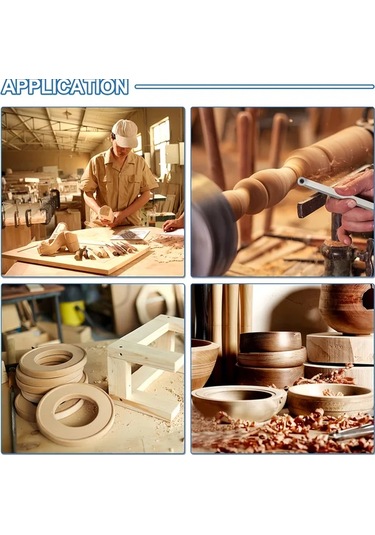 Elmpaly Elmas Radyuslu Sert Metal Ahşap Tornalama Kalemi Universal Keski Ucu