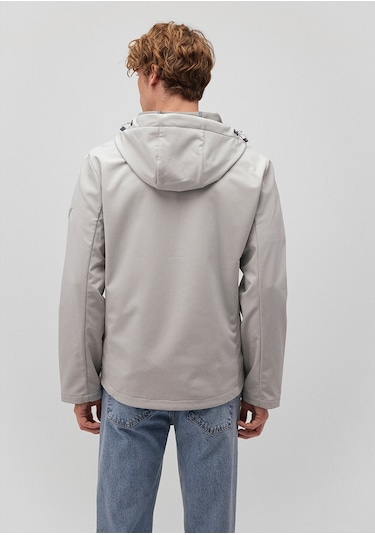 Mavi - Kapüşonlu Gri Ceket 0110357-70074 Gri