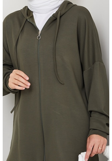 Kapüşonlu Oysho İkili Takım 1609 - Haki Haki