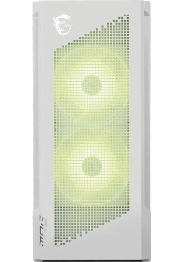 Msı Mpg Velox 300r Beyaz Temperli 2 X 120 Mm Argb 1x 120mm Fan Gaming Bilgisayar Kasası