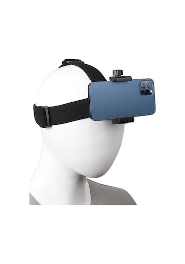 Gplus Gp4624pv Cep Telefonu Tutuculu Aksiyon Kamera Uyumlu Vlog Video Çekim 4 Parça Kafa Bandı Seti Çok Renkli