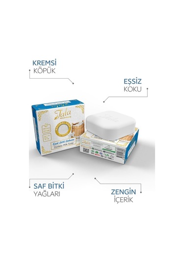 Tala Cilt Arındırıcı Besleyici Ve Yumuşatıcı Doğal Eşek Sütlü Sabun 150 G