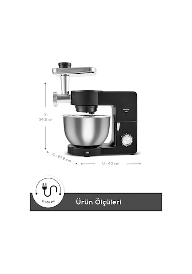 Karaca Multichef Ultra 2000 W 7 LT Stand Mikser