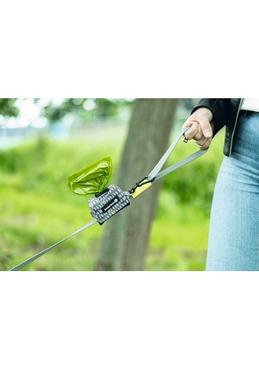 Beeztees Köpek Dışkı Toplama Poşeti Taşıma Çantası, Gri, 7,5x3,5x