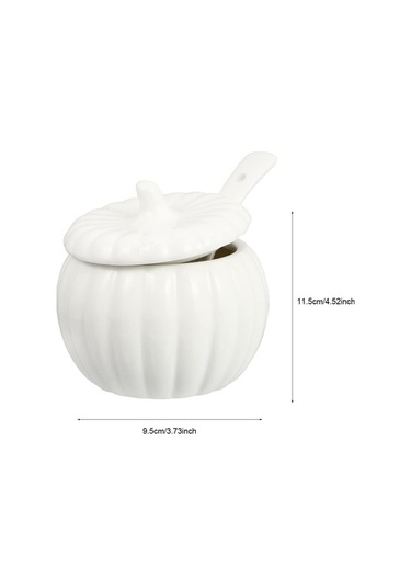 Ulzyvf Ve Set Servis Seramik Şeklindeki Kasesi Kabak İçin Depolama Çorba 110ml Ry 110ml