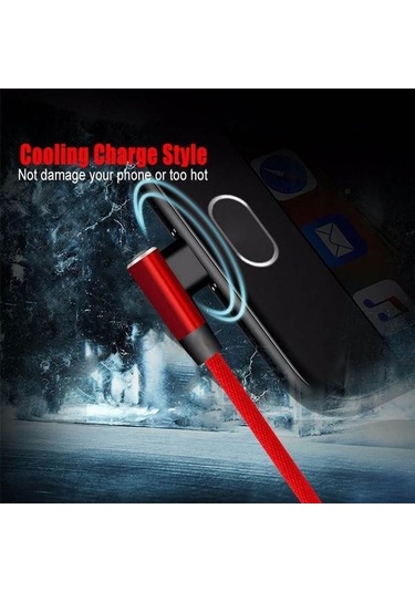 Siyah 90 Derece Sağ Açı Tip C Usb Kablosu Mikro Usb Veri Hızlı Şarj Kablosu İos Uyumlu Samsung Xiaomi Huawei İçin 1.5m Micro Usb