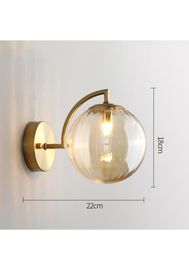 Agoodshop Koyu Yeşil Dövülmüş Cam Duvar Lambası Oturma Odası Yatak Odası Balkon Ayna Ön Yatım Lambası Piri Ahşap