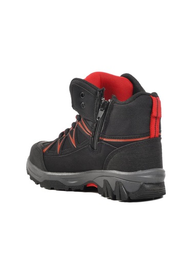 2301 P Siyah-kırmızı Çocuk Outdoor Bot Ruffon Siyah - Kırmızı