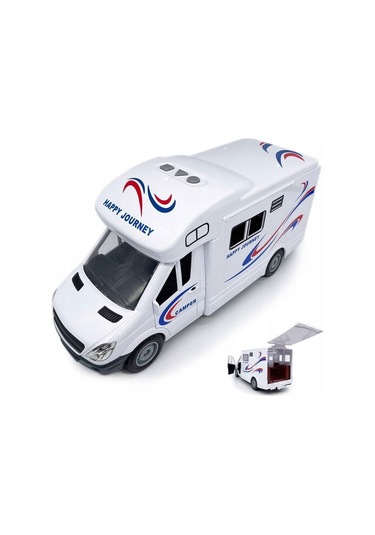 Sürtmeli Sesli Işıklı Oyuncak Karavan Kapıları Açılabilen 29 Cm