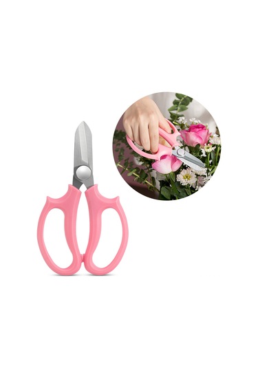 Qingmipy 5 Parça Paslanmaz Çelik Bahçe Makası, Rahat Tutma Sapı İle Bitki Budama Ve Çiçek Kesme Makası, Her Amaçlı Bahçe Aleti