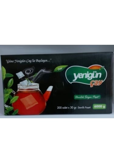 Yenigün Demlik Poşet Siyah Çay 200 x 30 G
