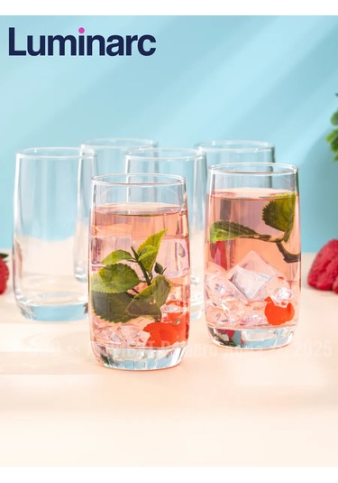 Lumınarc Fransız Restorani Cam Bardak Seti 6'lı Cam Tarağı 24825059 Beyaz