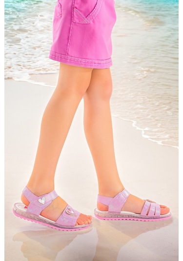 Kiko Kids Kız Çocuk Sandalet Arz 2351 Pembe