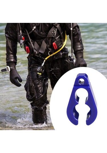 Ganzhoushop Şnorkel Klipsi Mavi Hortum Dalış Ekipmanı Hafif Ve Pratik