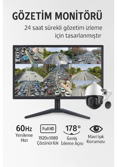 19 Dahili Hoparlörlü 60 Hz Led Monitör