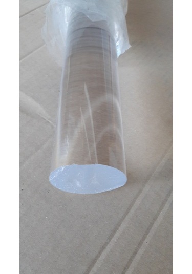 Pleksi Şeffaf Çubuk Yuvarlak