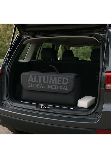 Sihirli Sünger Hediyeli Araç Bagaj Düzenleyici Çanta Organizer Araba Çantası Oto 25 50cm