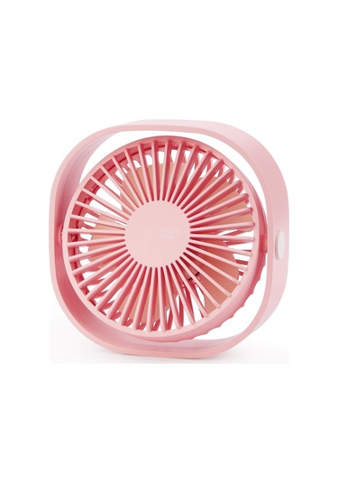 Kosona Mini Usb Masaüstü Fanı - 360 Derece Döner, 3 Seviye Rüzgar Hızı, Sessiz Motor, Beyaz