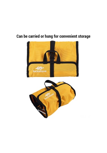 Yifomall Dağcılık İçin Su Geçirmez Çok Amaçlı Çanta, 420d Oksford Kumaş, Klimalar Ve Aletler İçin Bölümlü Saklama, Sarı