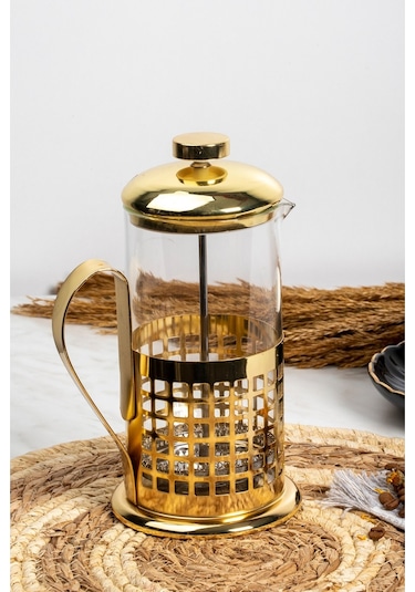 Glass In Love French Press - 600 ML Altın