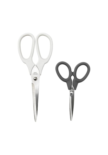 Ikea Markbart 2'li Makas Gri-beyaz 40328557
