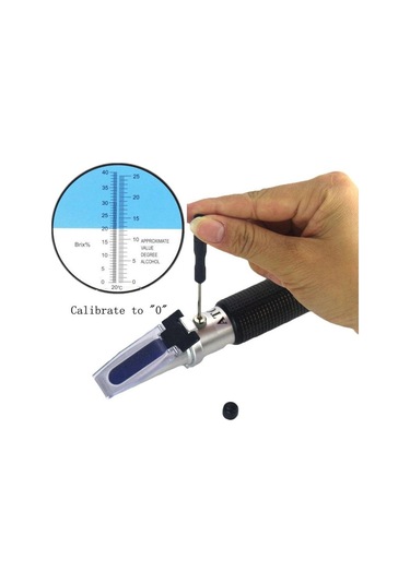 Jms Ketotek El Atc Refraktometre Alkol 0-25% 0-40% Brix Şeker Üzüm Suyu Konsantrasyon Ölçer
