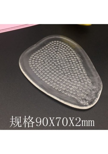 Şeffaf Silikon Kaydırmaz Topuklu Ayakkabı Tabanlığı Konforlu Yumuşak Jel Ped 17gr Şeffaf