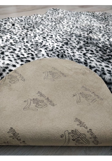 Doğuş Siyah Leopar Post Halı 100x150 Cm