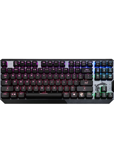 MSI GG Vigor GK50 Low Profile TKL US RGB Mekanik İngilizce Klavye