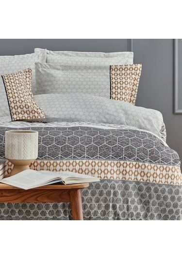 Yataş Bedding Taren Ranforce Tek Kişilik Nevresim Takımı - Gri